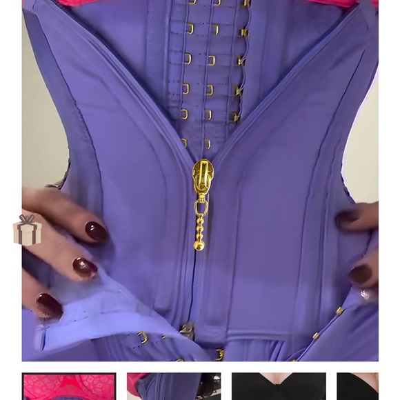Lavender Corset Waist Trainer - Picture 2 of 6